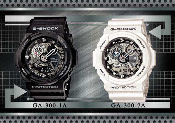 G-SHOCK新款 GA-300彰显个性冬季主题