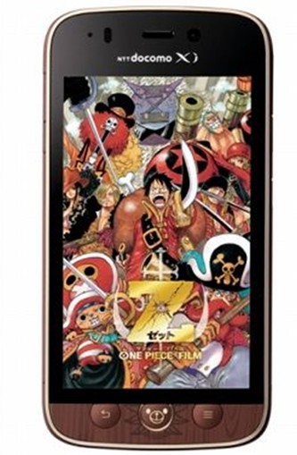 作为DoCoMo冬季机型的“N-02E ONE PIECE”