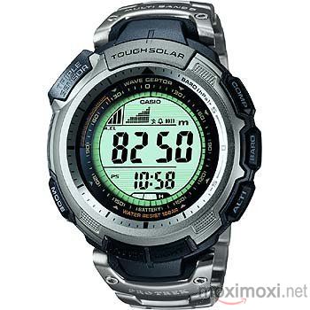 ：[カシオ]CASIO 腕時計 PROTREK プロトレック Super Sim Line タフソーラー 電波時計 MULTI BAND5 PRW-1300TJ-7JF メンズ） 