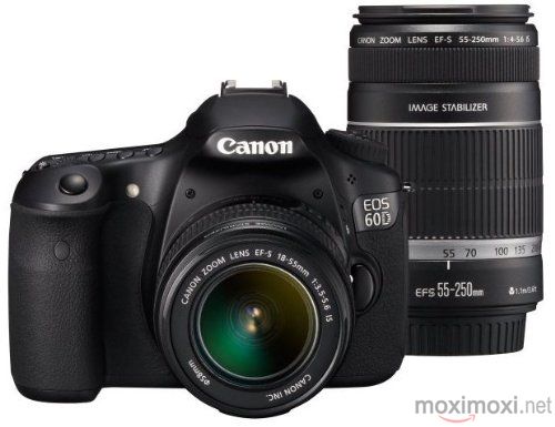 佳能数码单反相机 EOS 60 D 双放大套件 EOS60D WKIT（原文：Canon デジタル一眼レフカメラ EOS 60D ダブルズームキット EOS60D-WKIT） 