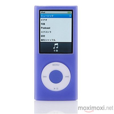 有机硅的简约主义 iPod nano4th 案例 iPod nano 的紫色硅胶套 4 紫色 TR-SCNN4-PP（原文：Simplism iPod nano4th用シリコンケース パープル Silicone Case for iPod nano 4th Purple TR-SCNN4-PP） 